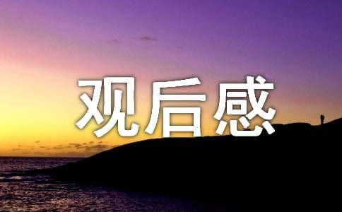 观后感格式范文
