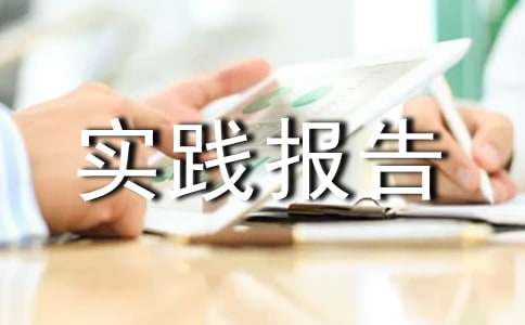 社会实践报告过程简述