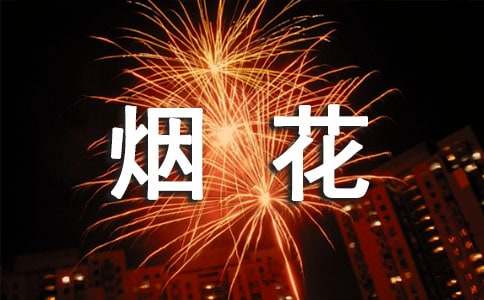 漫天的烟花啊，不要打扰我美文
